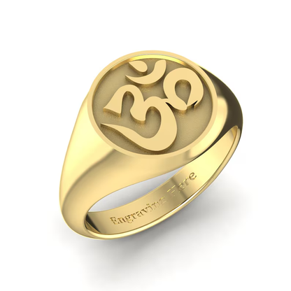 Om 925 Silver Ring