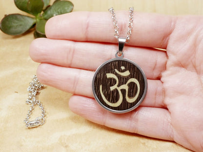 Om 925 Silver Necklace