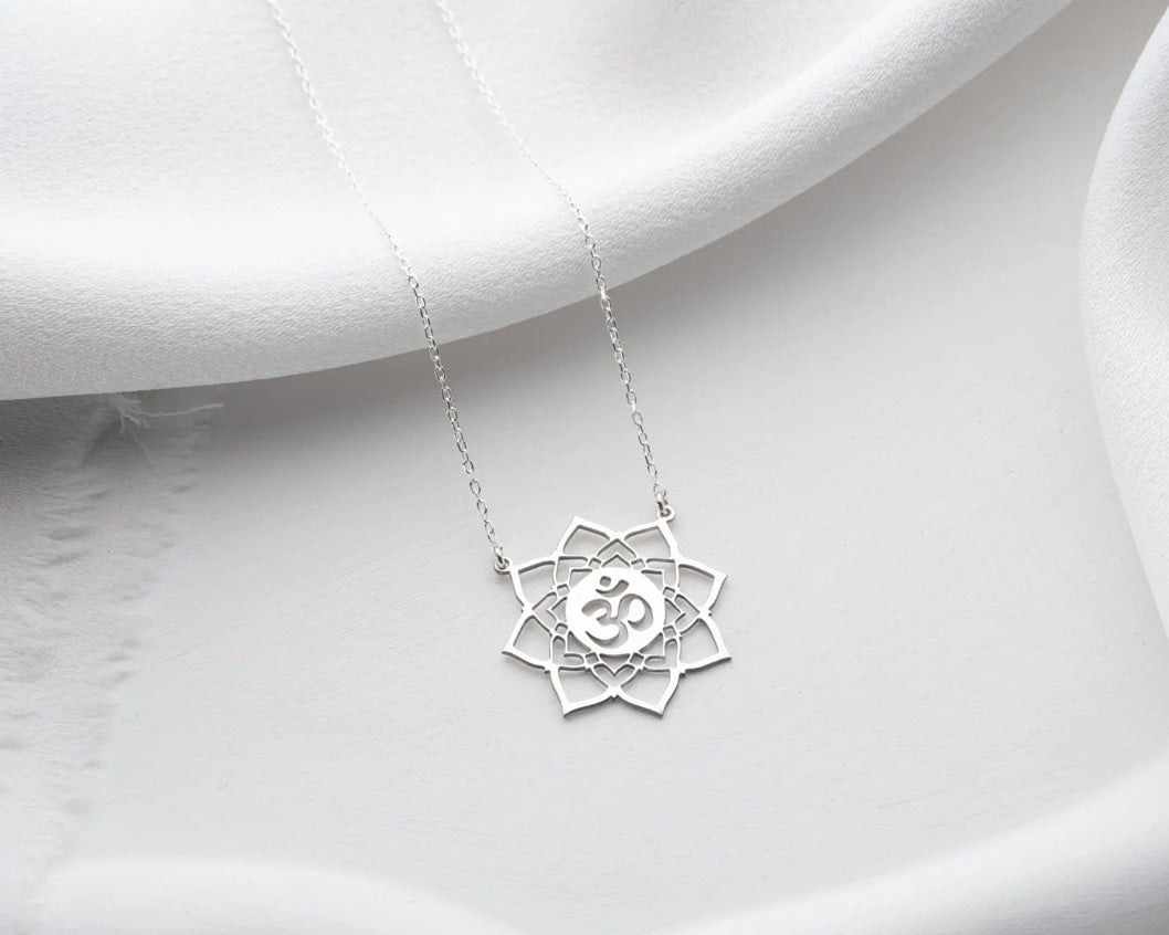 Om 925 Silver Necklace