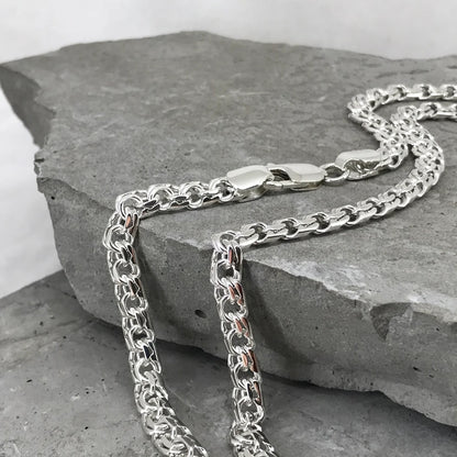 Byzantine 925 Silver Men's Chain