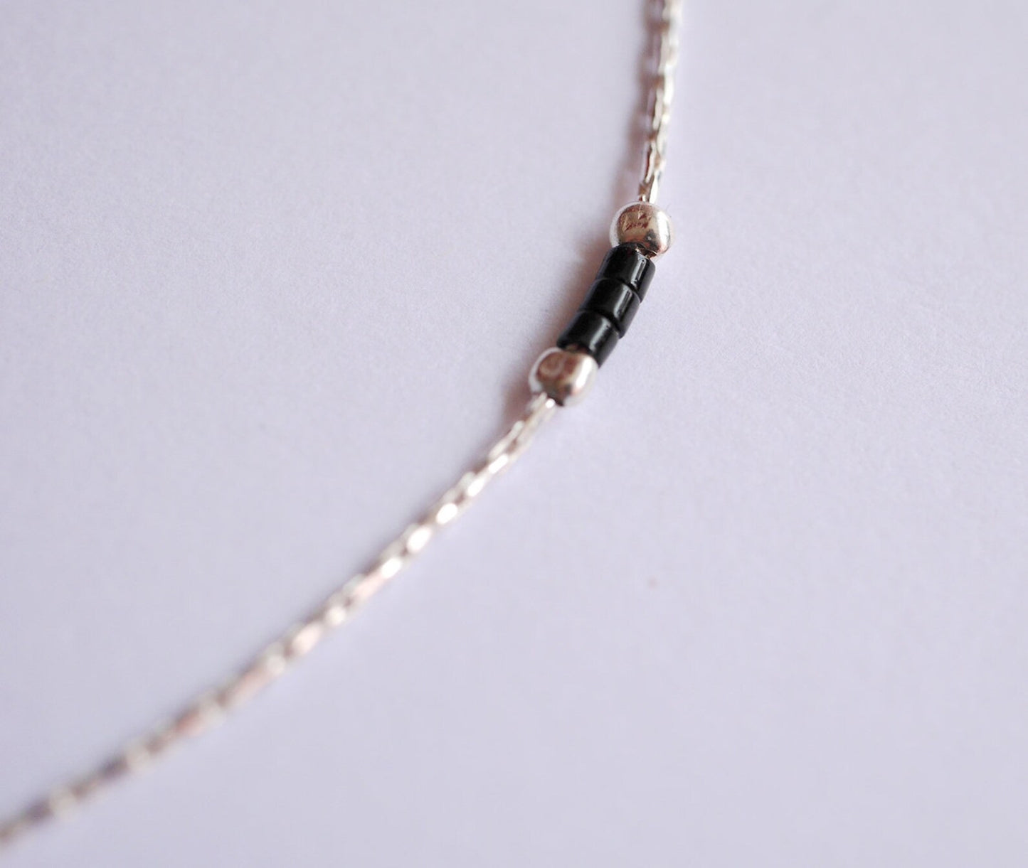 Delicate thin 925 Silver Anklet