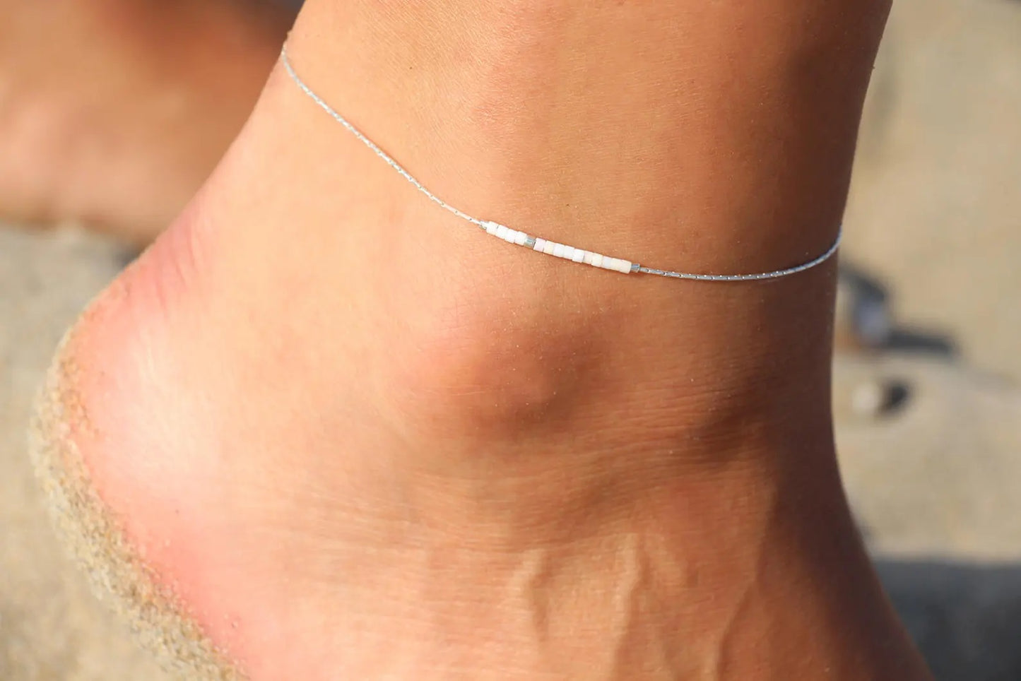 Ultra Thin 925 Silver Anklet