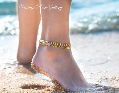 Vintage 925 Silver Anklet