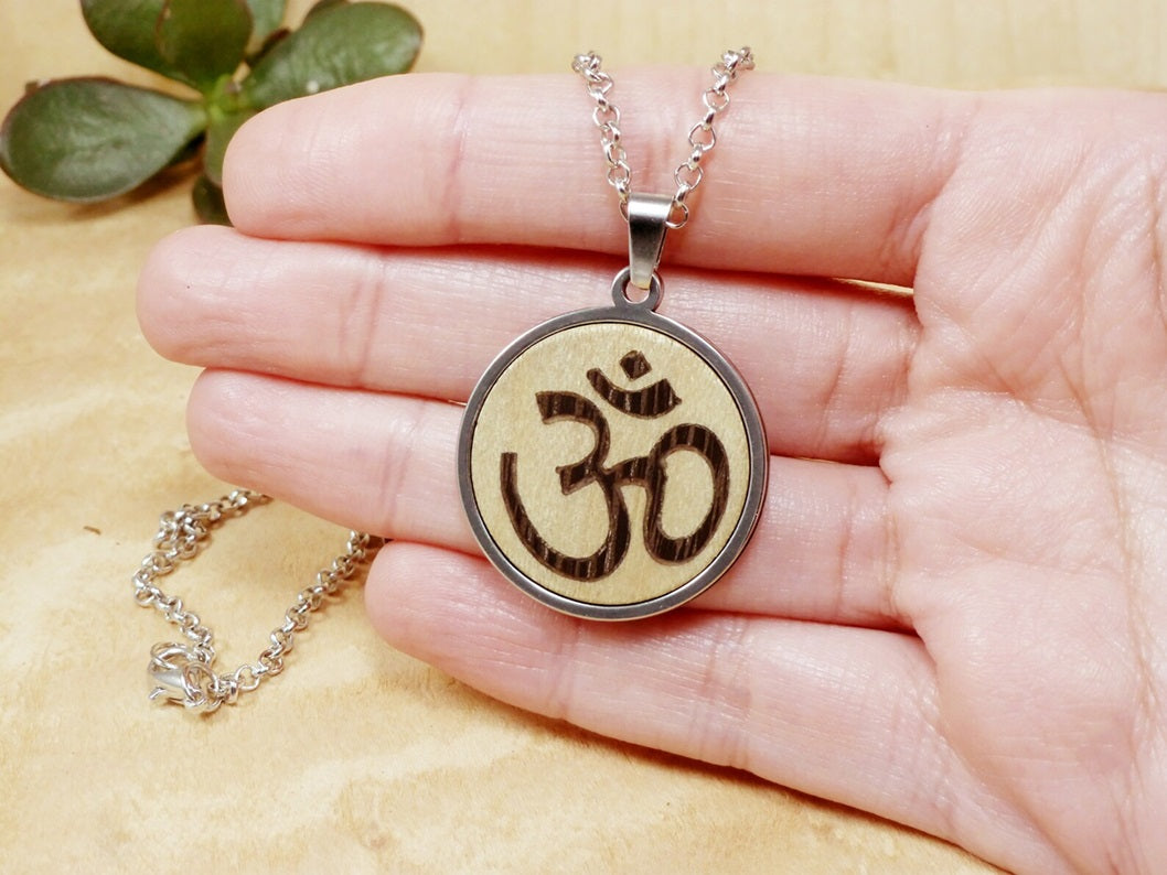 Om 925 Silver Necklace