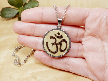 Om 925 Silver Necklace