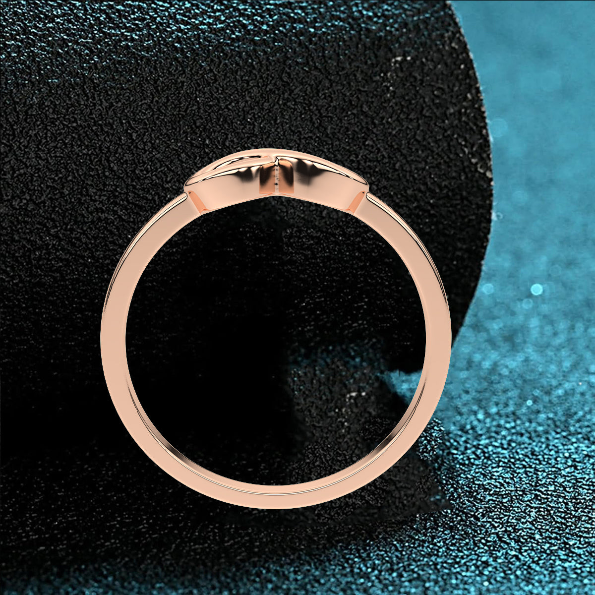 Rose gold Infinity 925 Silver Ring