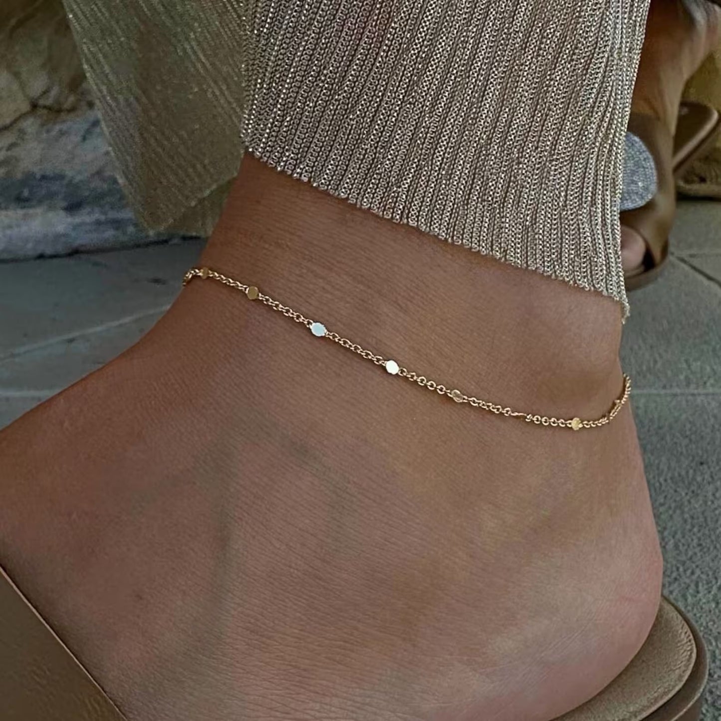 Minimalist 925 Silver Anklet