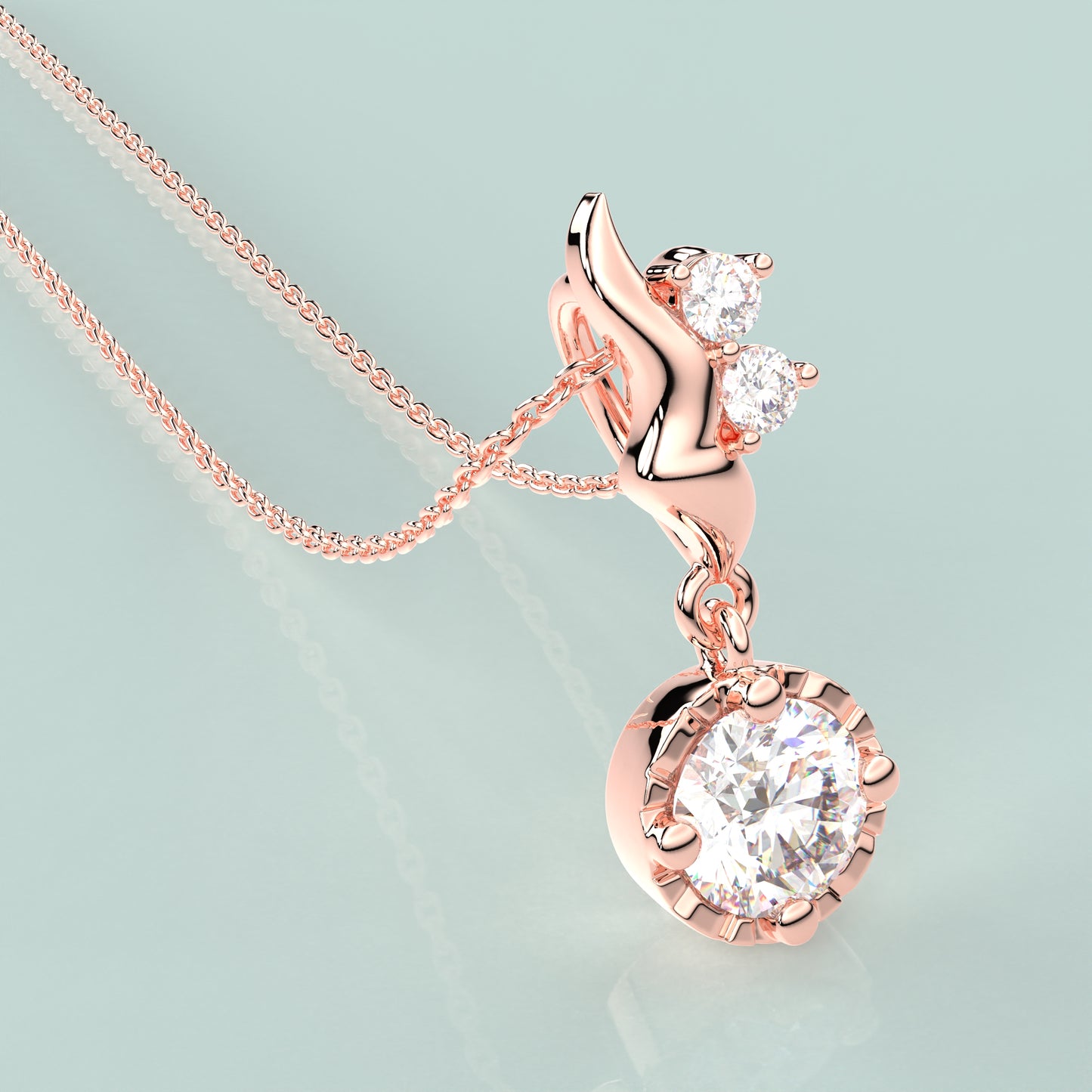 Classic Moissanite Diamond 925 Silver Necklace