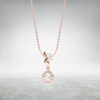 Classic Moissanite Diamond 925 Silver Necklace