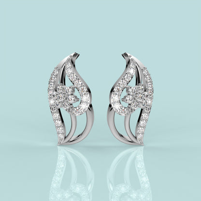 Floral Sterling Silver Earring