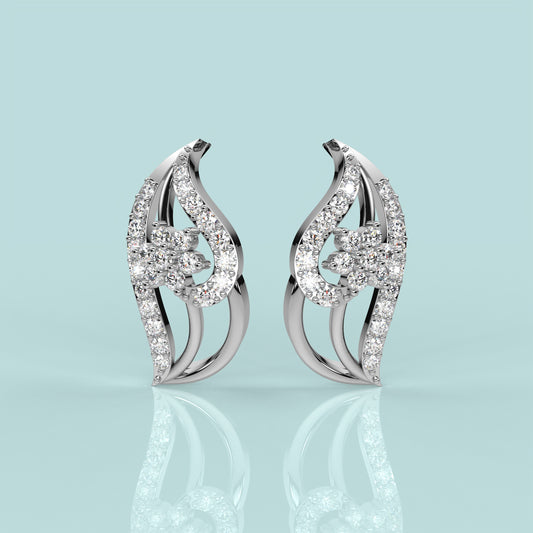 Floral Sterling Silver Earring