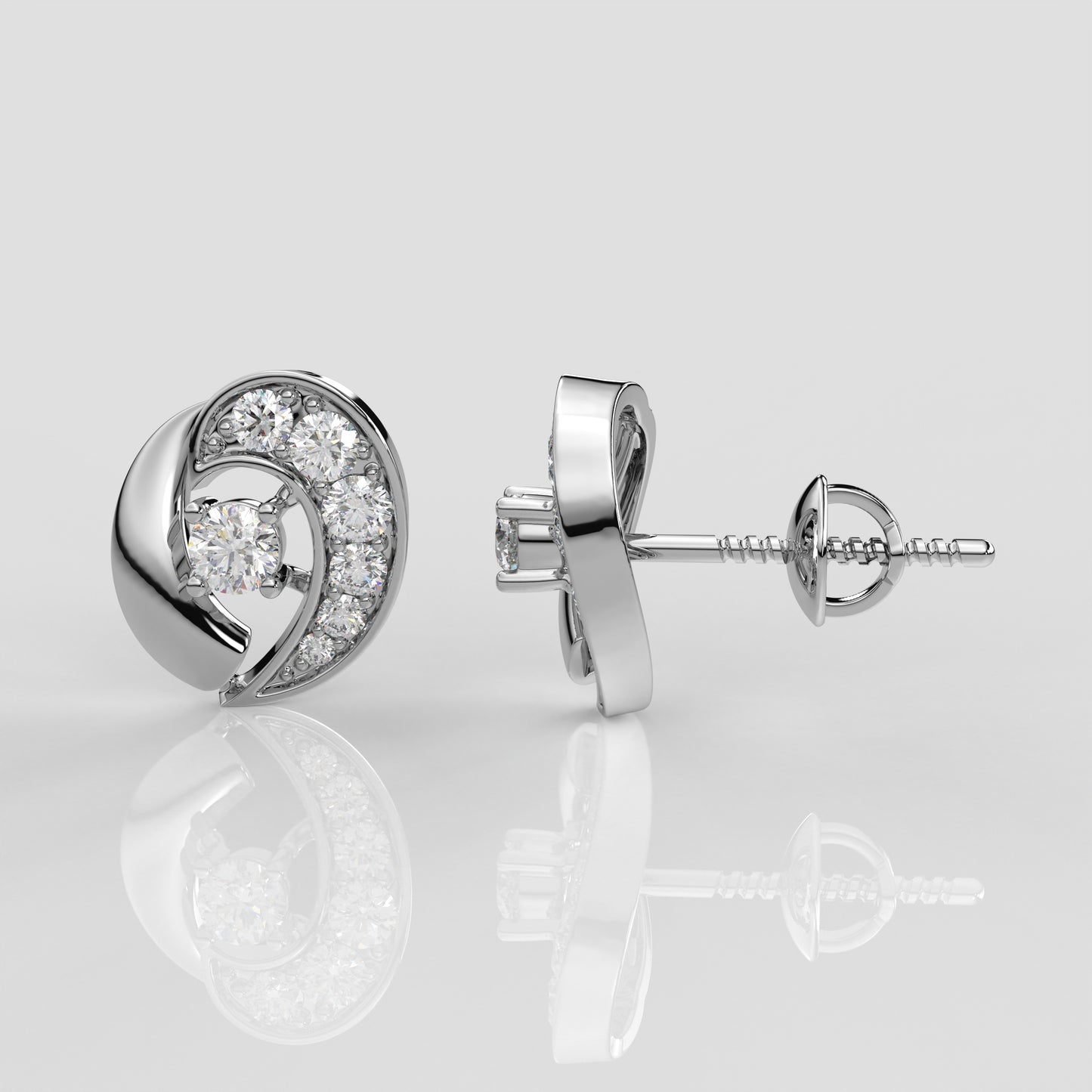 Rd Sterling Silver Earring