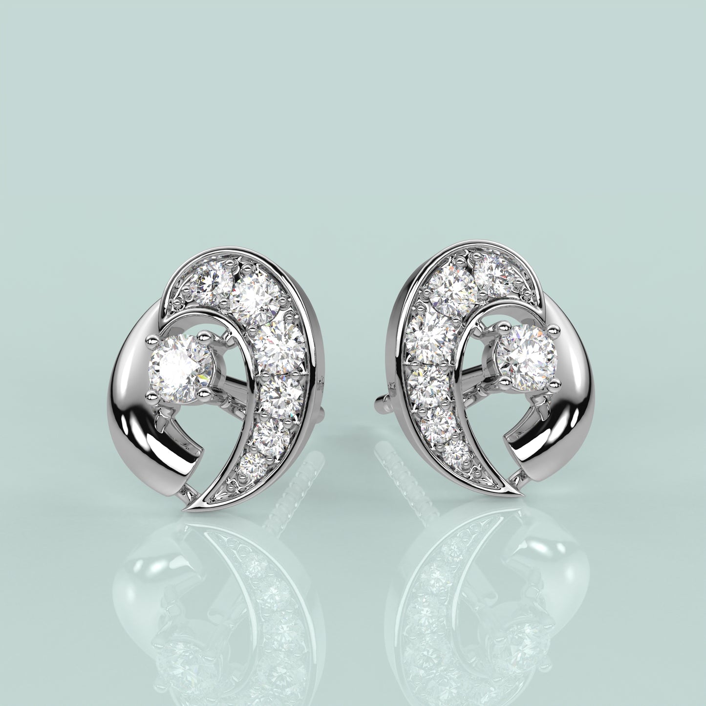 Rd Sterling Silver Earring