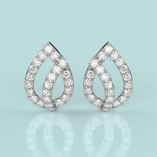 Fashion Moissanite Diamond 925 Silver Earring