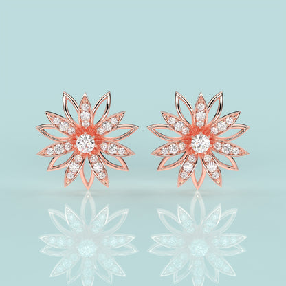 Symbol of Divinity Moissanite Diamond 925 Silver Earring