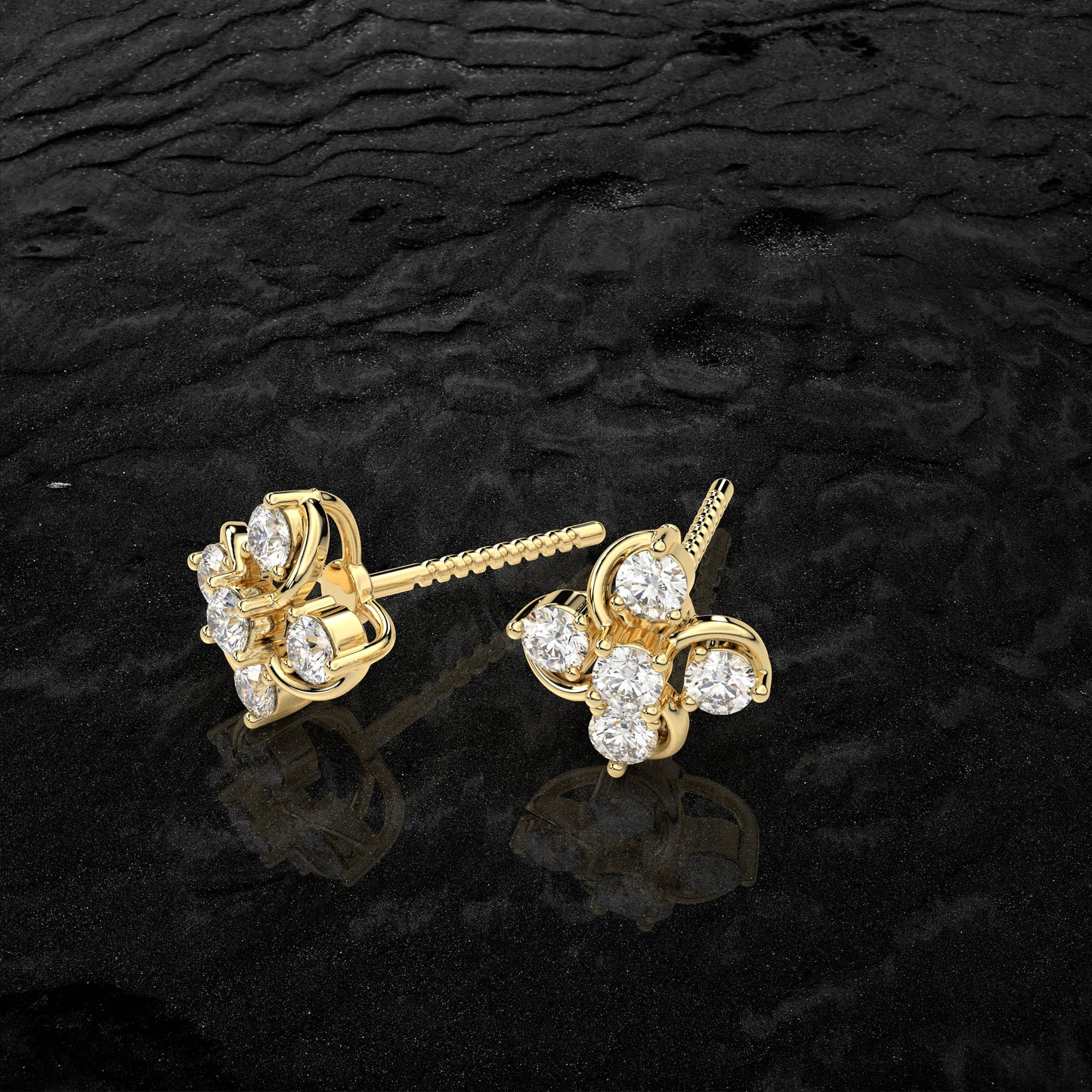 Rose gold Nital 925 Silver Earring