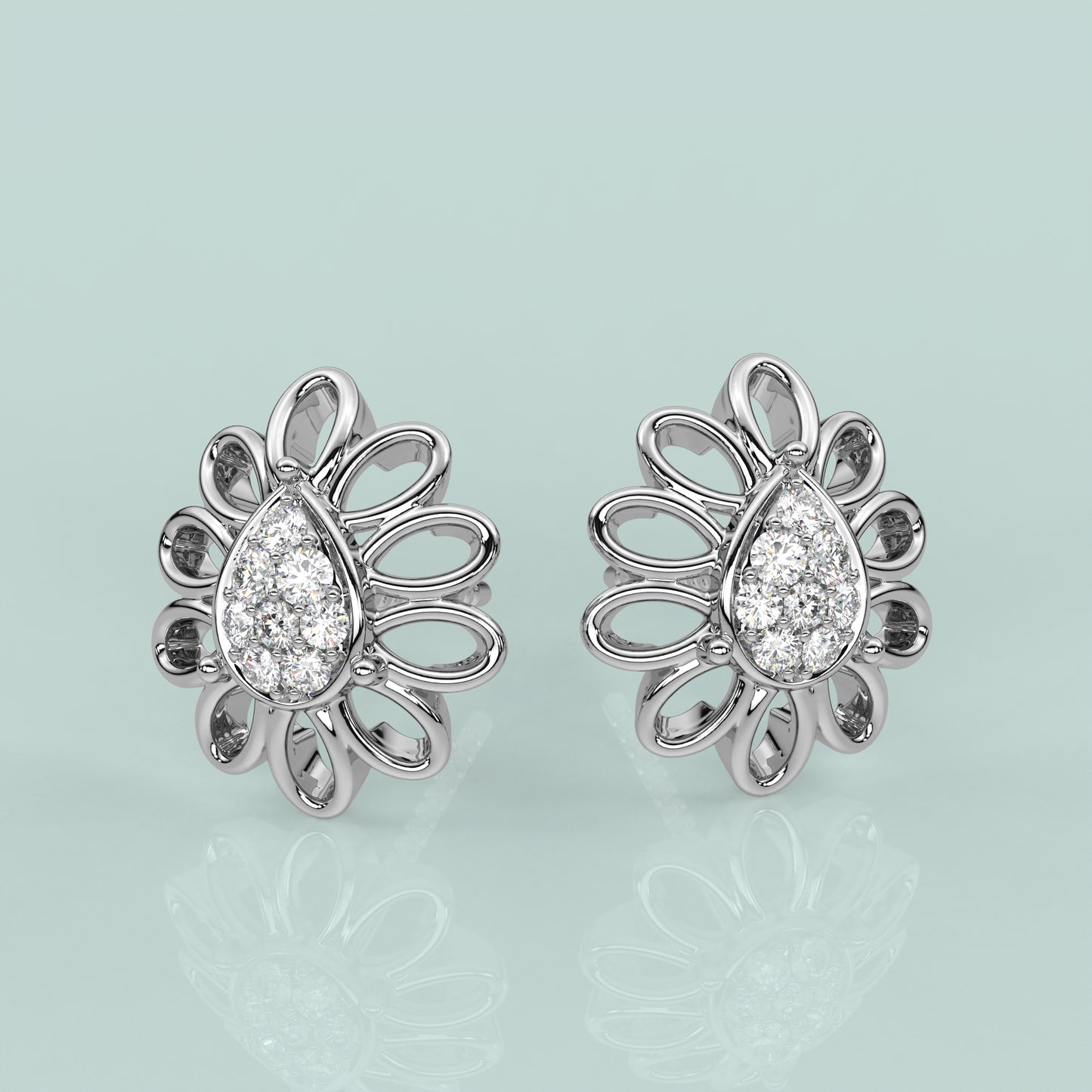 Elena 925 Silver Earring