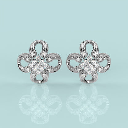 Hania Moissanite Diamond 925 Silver Earring