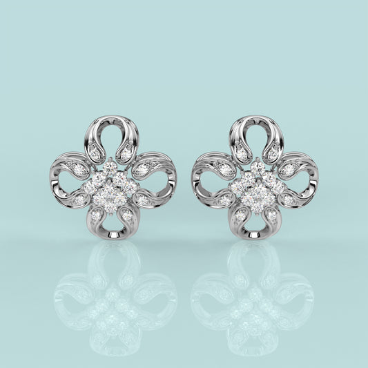 Hania Moissanite Diamond 925 Silver Earring