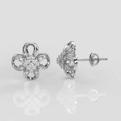 Hania Moissanite Diamond 925 Silver Earring