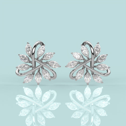 Moissanite Diamond 925 Silver Earring