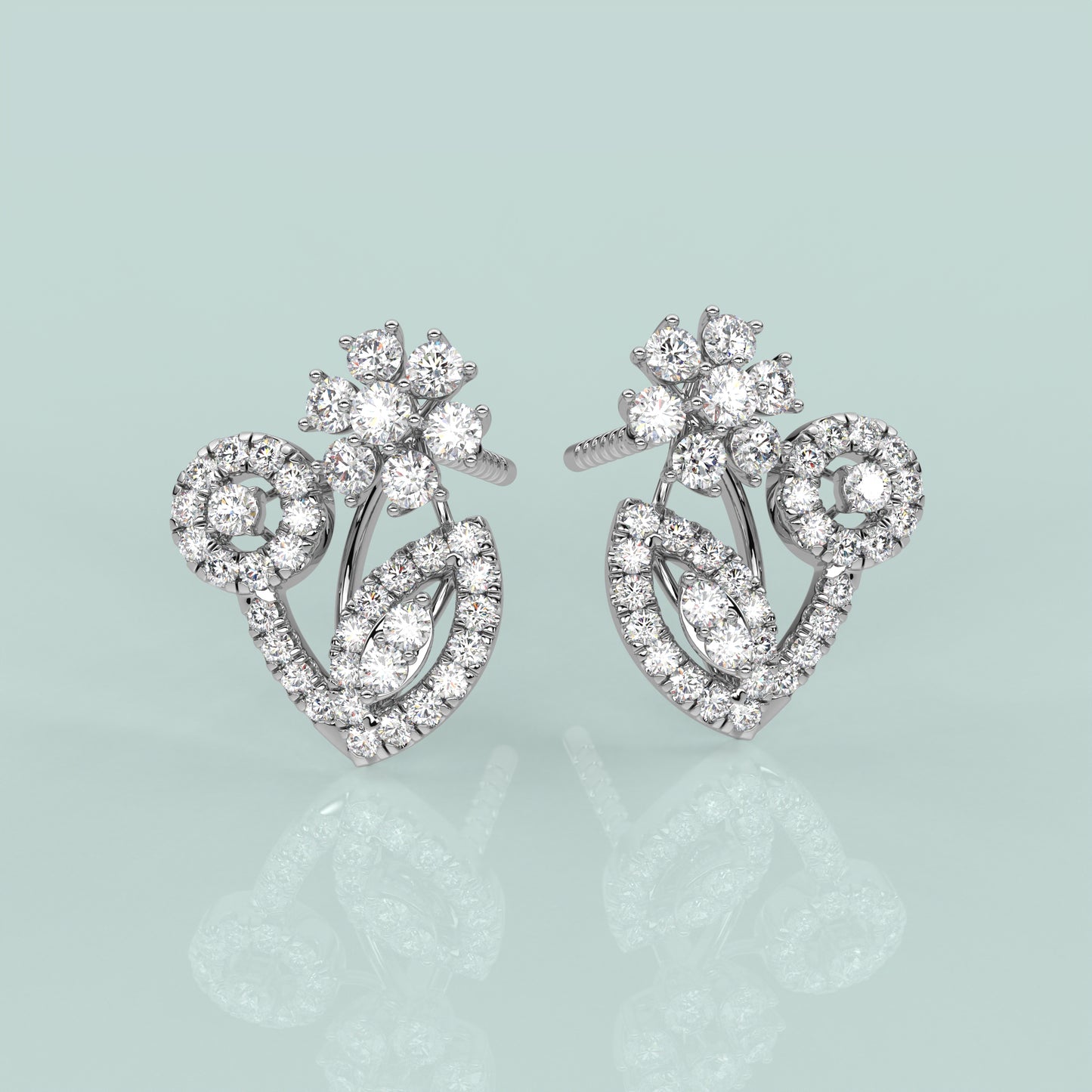 Jazzy 925 Silver Earring