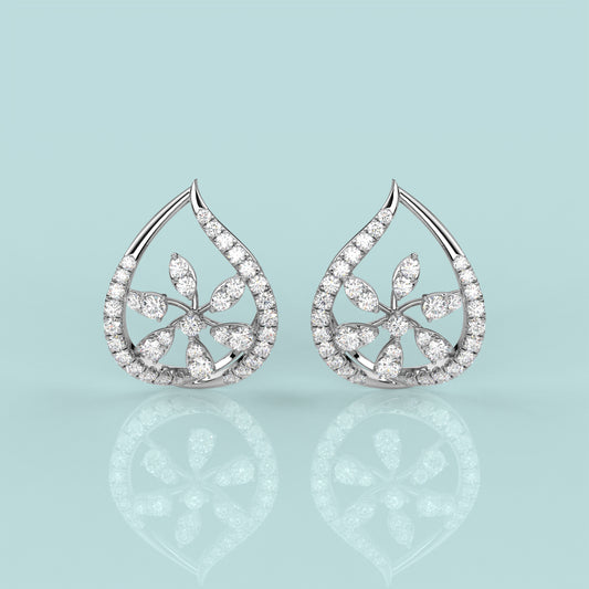 Cirroco Moissanite Diamond 925 Silver Earring