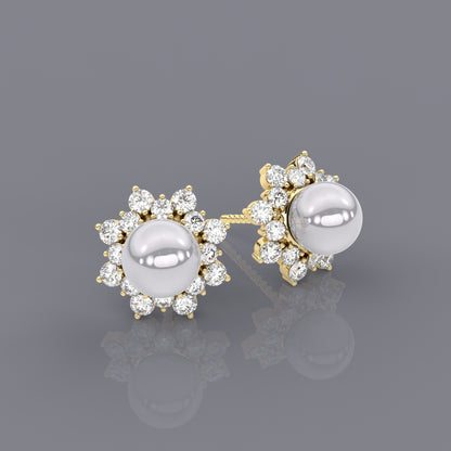Zaver Moissanite Diamond 925 Silver Earring