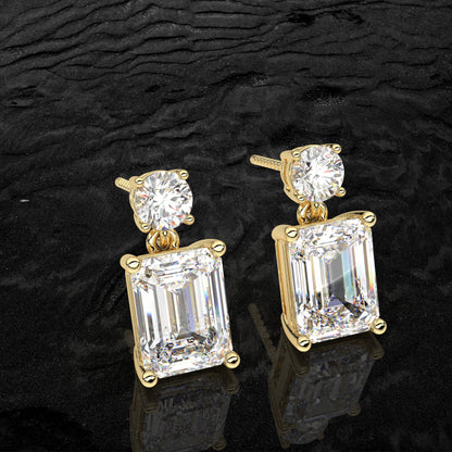 Doozy 1 Carat Moissanite Diamond 925 Silver Earring