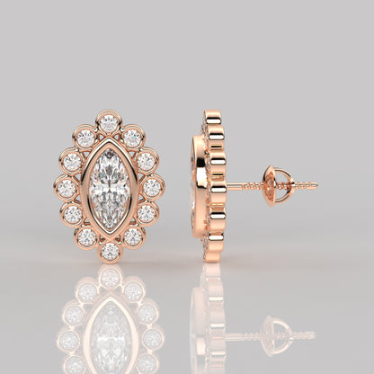 Voia Moissanite Diamond 925 Silver Earring