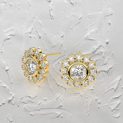 Thomas Moissanite Diamond 925 Silver Earring