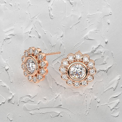 Thomas Moissanite Diamond 925 Silver Earring