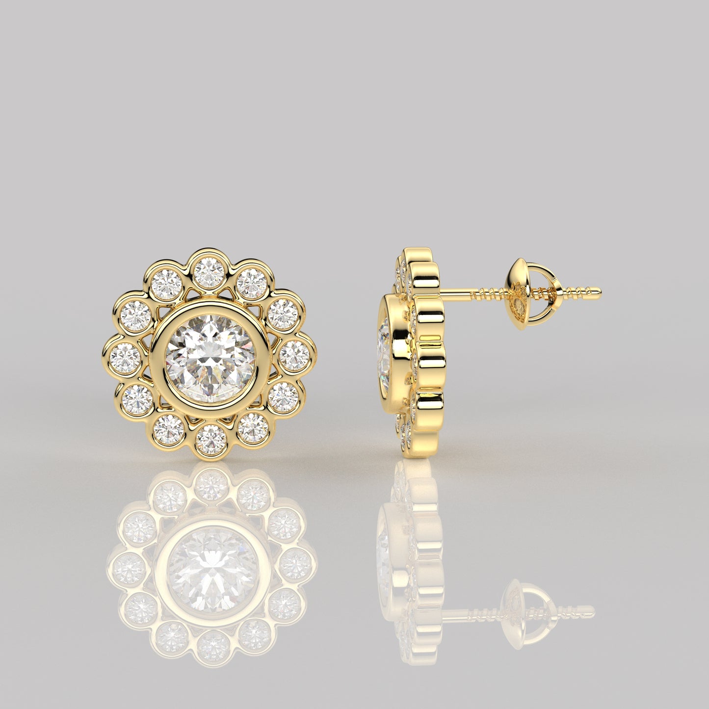 Thomas Moissanite Diamond 925 Silver Earring