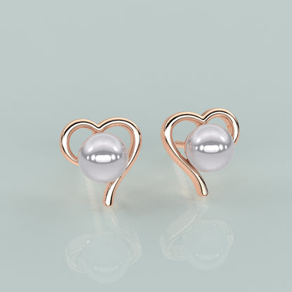 Love Heart 925 Silver Earring