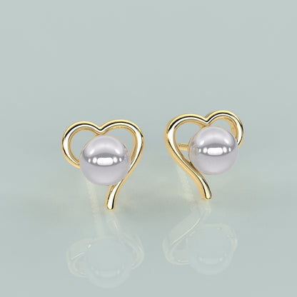 Love Heart 925 Silver Earring