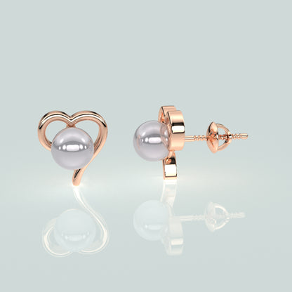 Love Heart 925 Silver Earring