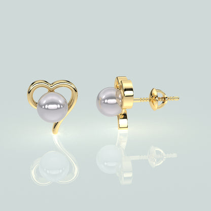 Love Heart 925 Silver Earring