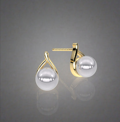 Sheel Pearl 925 Silver Earring