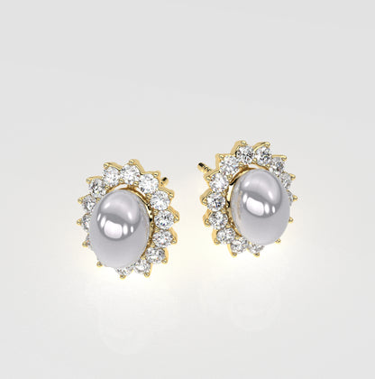 Isaac Moissanite Diamond 925 Silver Earring