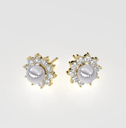 Classy  Moissanite Diamond 925 Silver Earring