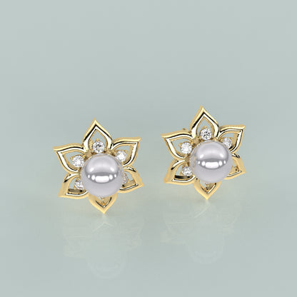 Delightful  Moissanite Diamond 925 Silver Earring