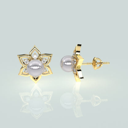 Delightful  Moissanite Diamond 925 Silver Earring