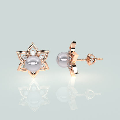 Delightful  Moissanite Diamond 925 Silver Earring