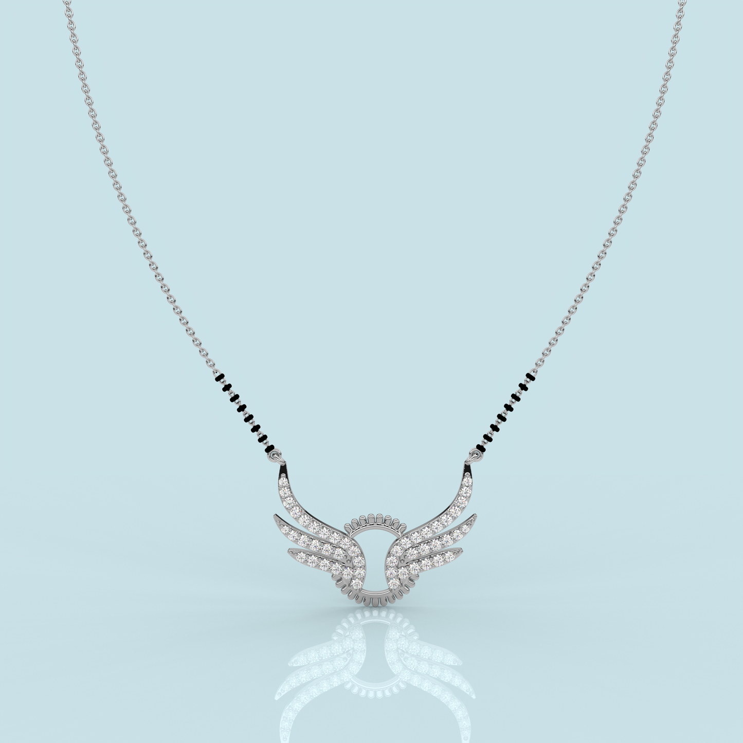 Dainty Angel 925 Silver Mangalsutra