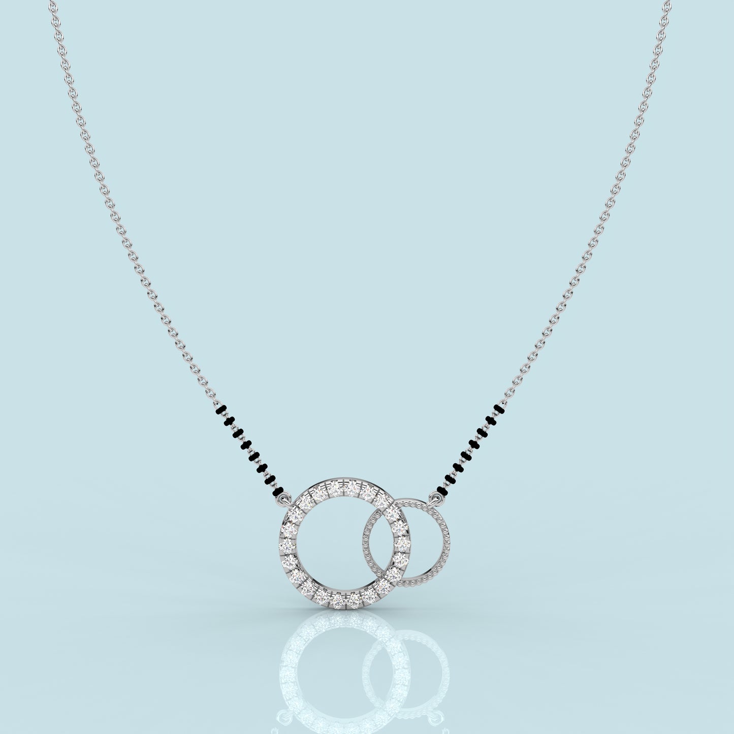 Circle 925 Silver Mangalsutra