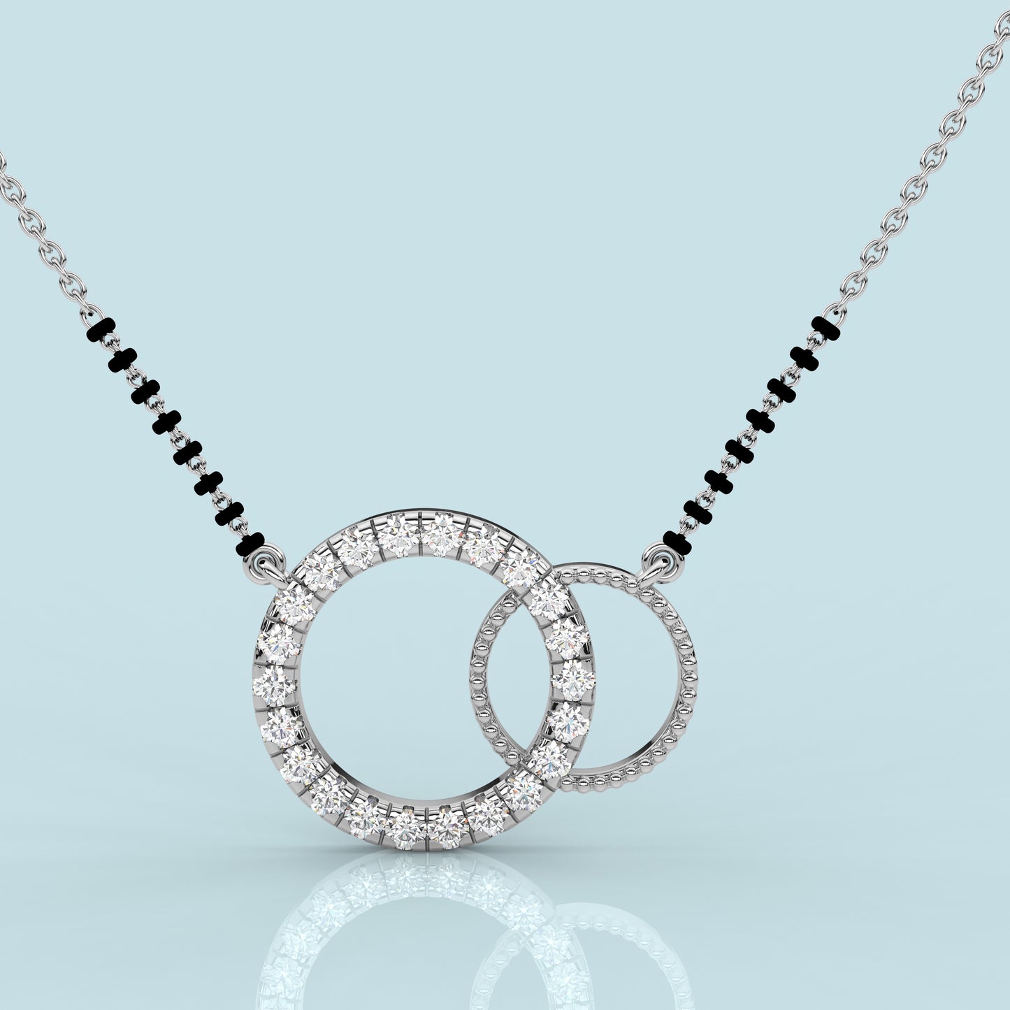 Circle 925 Silver Mangalsutra