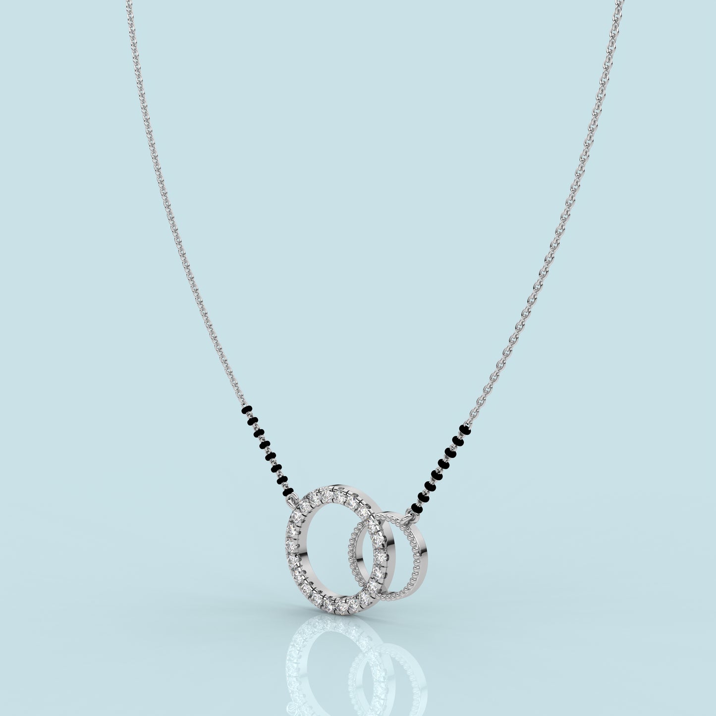 Circle 925 Silver Mangalsutra