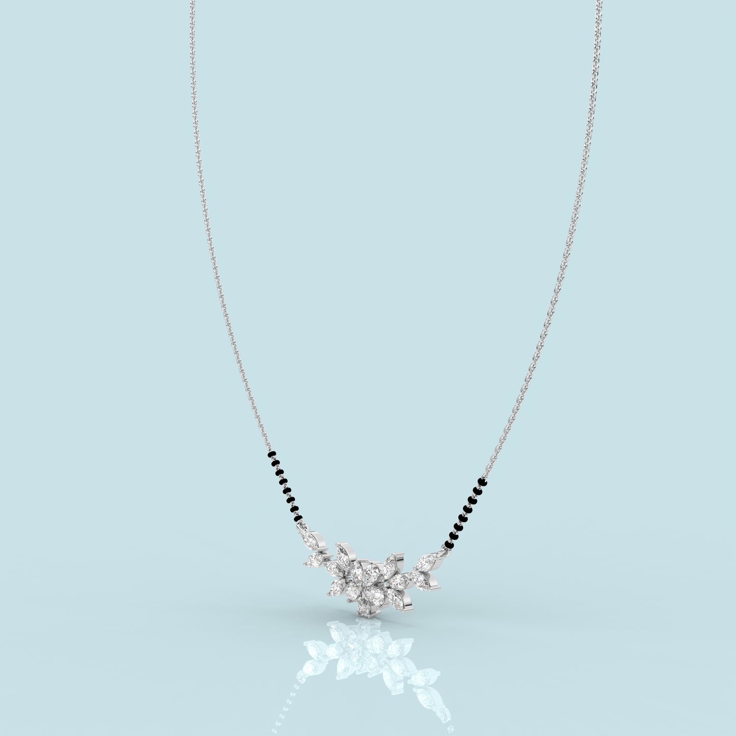 Trillium 925 Silver Mangalsutra