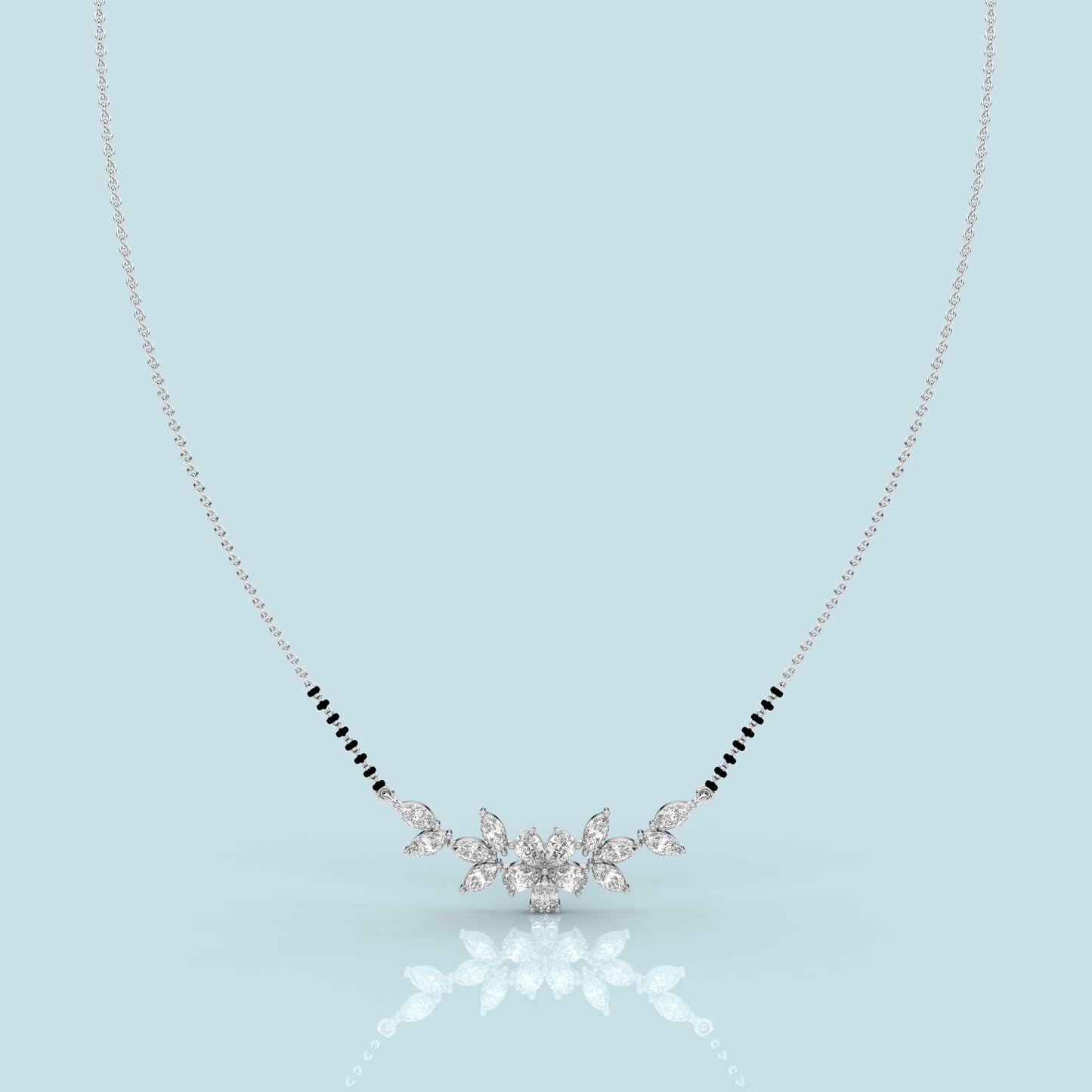 Trillium 925 Silver Mangalsutra