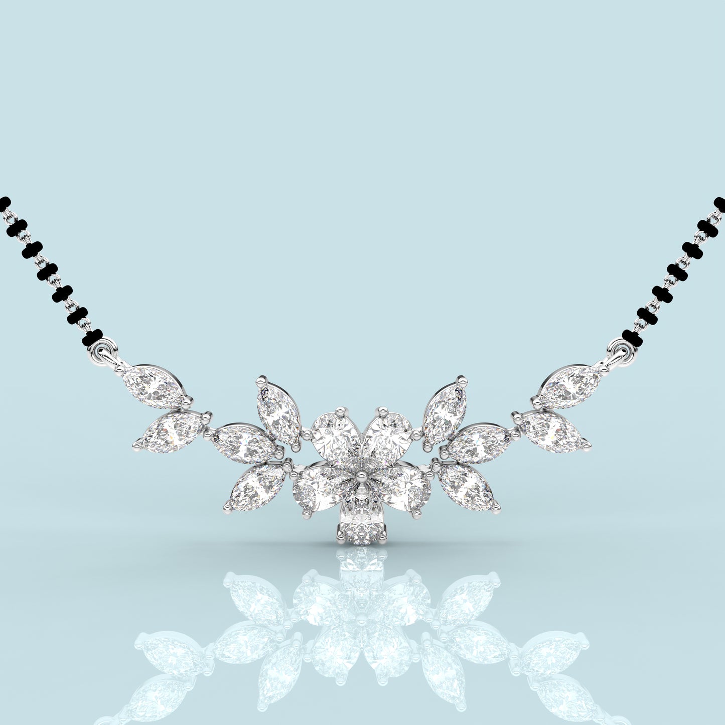 Trillium 925 Silver Mangalsutra